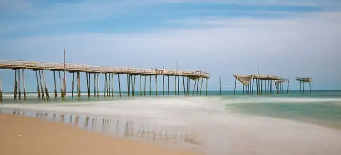 ancien-ponton-outer-banks-amerique