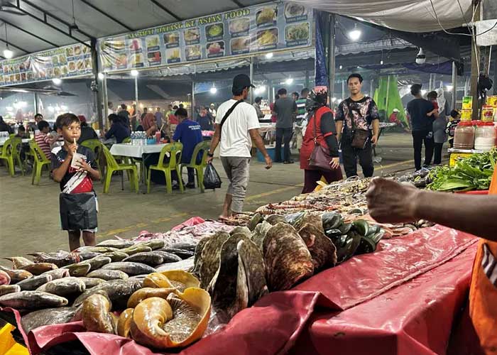 marche-de-nuit-kota-kinabalu