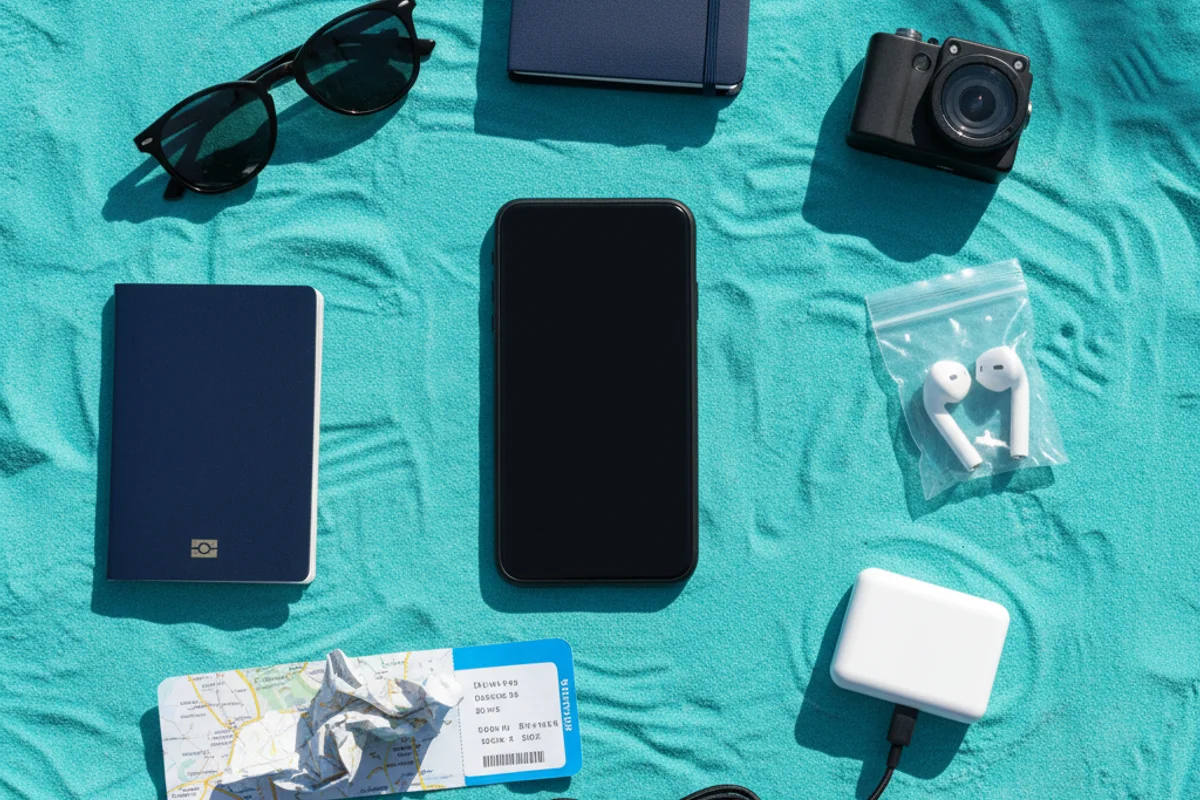 checklist smartphone vacances