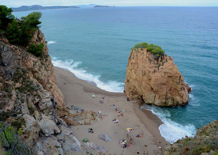 Plage d'Illa Roja à Begur
